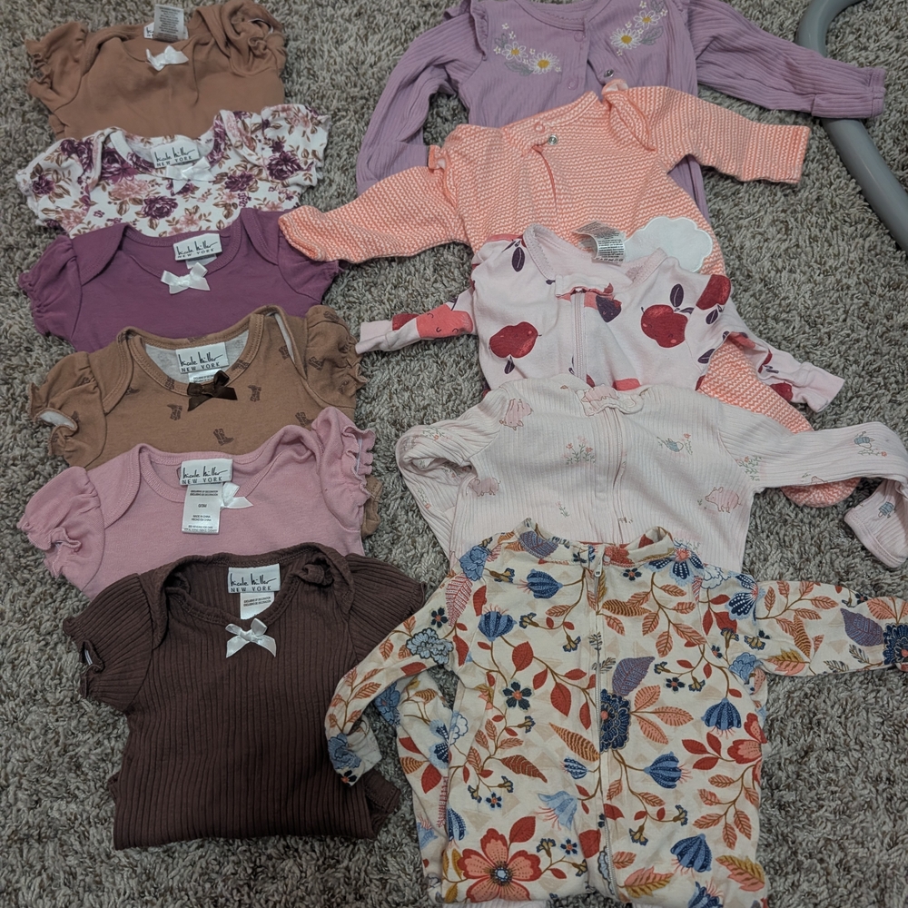Old Navy And Other Brands One Pieces And Sleepers - Assorted Colors- 11 For 20